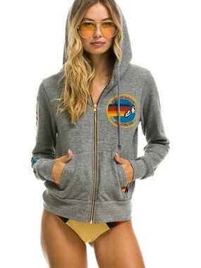 Aviator Nation Grey Zip-Up (Austin, TX)